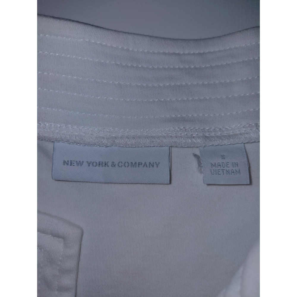 New York & Company White Sleeveless Dress - Size S - NWOT - Picture 3 of 4